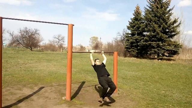 Воркаут. Красивая связка на турнике. street workout смотреть онлайн