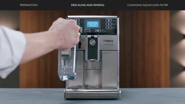 How to descale your Saeco PicoBaristo смотреть онлайн