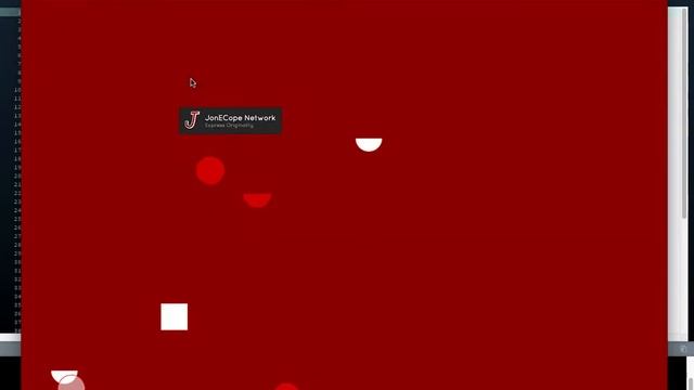 JonECope Logo Bounce, Made with Processing.org Java смотреть онлайн