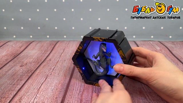 Фигурка коллекционная WOW POD Jurassic World Раптор Блю с подсветкой смотреть онлайн