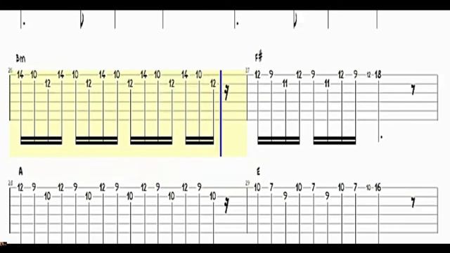 Hotel California Acoustician tab solo смотреть онлайн