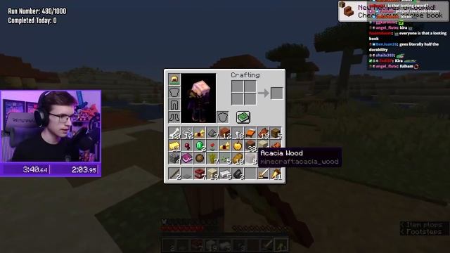 I Beat The Ender Dragon With THIS (1,000 Minecraft Speedruns #34)