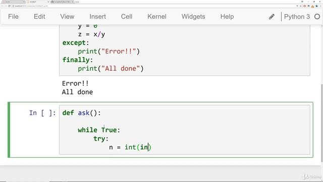 Errors and Exception Homework Solutions in Pthyon Part-61 смотреть онлайн
