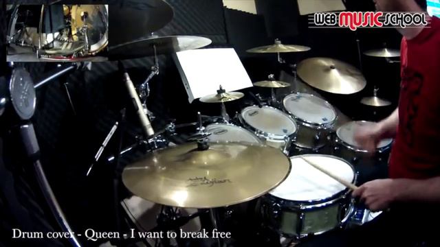 Queen - I Want To Break Free - DRUM COVER смотреть онлайн