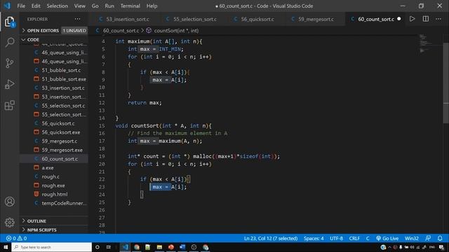 Count Sort Algorithm смотреть онлайн