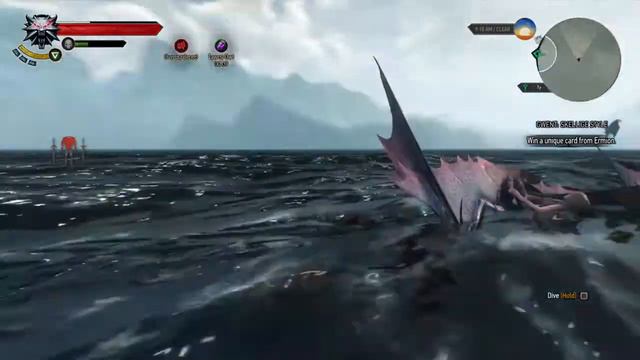 The Witcher 3: Wild Hunt Siren/Mermaid killing under water party 38 смотреть онлайн