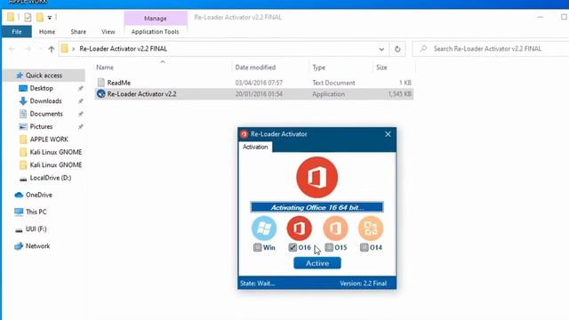 How to Activate Office 2010 to 2016 using Re Loader Activator смотреть онлайн