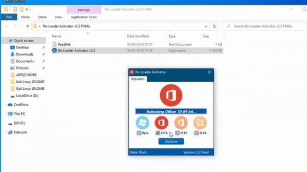How to Activate Office 2010 to 2016 using Re Loader Activator