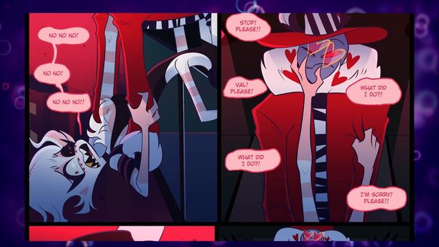 SPIDER IN A MOTH'S WEB - FT. ANGELDUST + VALENTINO (Hazbin Hotel Comic Dub) смотреть онлайн