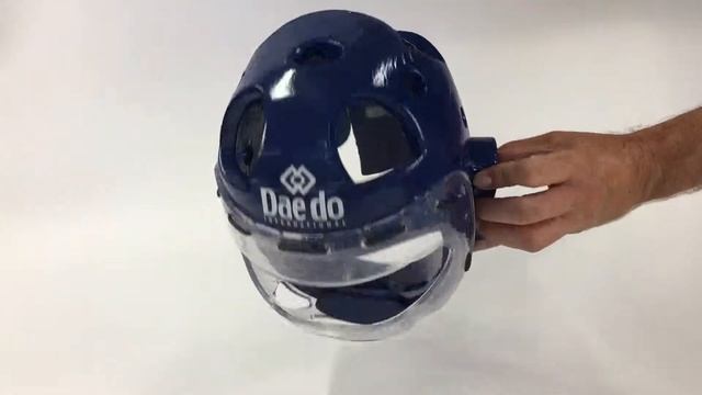 Daedo Headguard WTF Mask blue смотреть онлайн