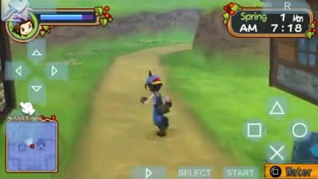 PPSSPP: HACK GOLD HARVEST MOON HERO OF LEAF VALLEY смотреть онлайн