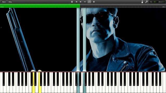 Terminator Theme Song (Synthesia) смотреть онлайн