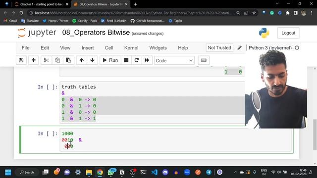 8 | How the Bitwise AND operator works in Python and How to calculate the Binary of a number. смотреть онлайн