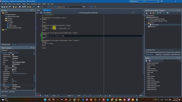 009 - Delphi Firemonkey - Class Inheritance смотреть онлайн