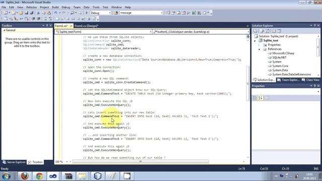 C# Tutorial 36 How to use and connect Sqlite in a C# project смотреть онлайн