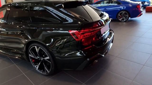 2021 Audi RS6 Avant - Audi Exclusive Dunkelolive Perleffekt смотреть онлайн