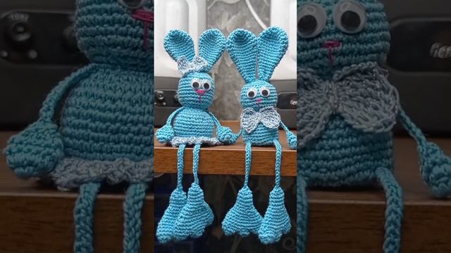 Амигуруми: зайцы - влюбленная парочка смотреть онлайн