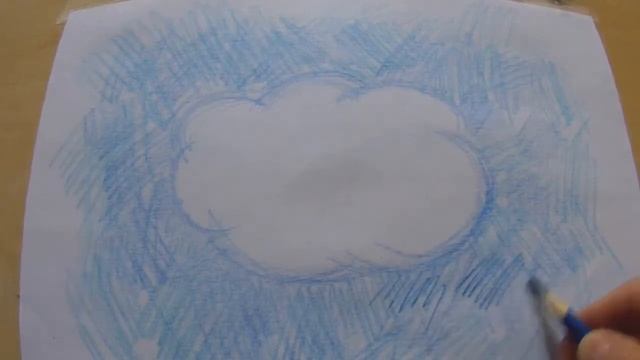 Для самых маленьких. Рисуем НЕБО и ОБЛАКО, смотреть онлайн