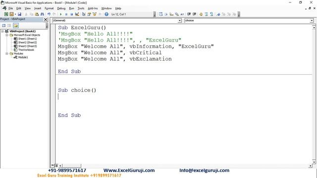 VBA Full Course- How to use the Message Box in Excel VBA| Excel VBA - Message Box- Complete details смотреть онлайн