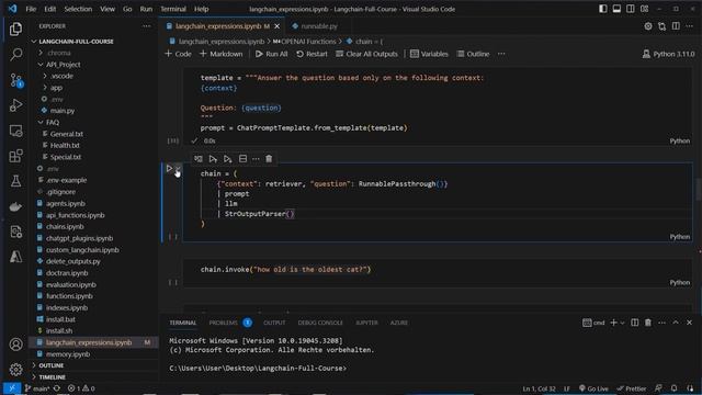 LangChain Expression Language - Tutorial - Lern the basics of the new LangChain feature смотреть онлайн