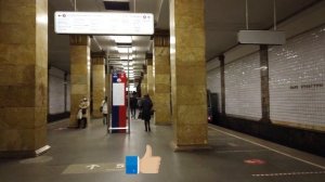 Станция метро Парк культуры Москва (Сокольническая линия) Metro Park Kultury Moscow