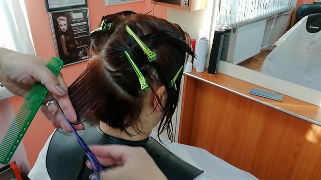 Как подстричь боб-каре - подробный разбор. Как просто и легко подстричь боб-каре. Схема стрижки боб смотреть онлайн