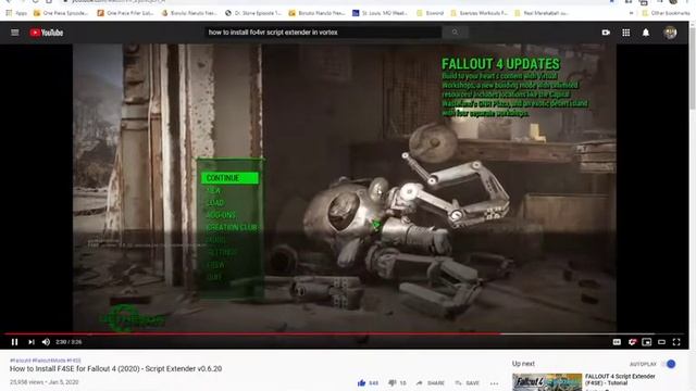 How to install Fallout 4 VR script extender to work with vortex (2020) смотреть онлайн