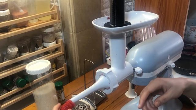 UNBOXING Dan Review Kitchenaid Stand Mixer Attachment Sausage Stuffer #kitchenaid #sausagestuffer