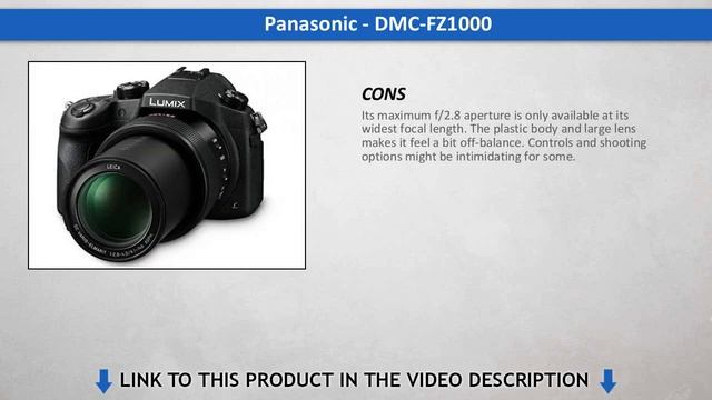 Panasonic Lumix DMC-FZ1000 - Quick Review смотреть онлайн