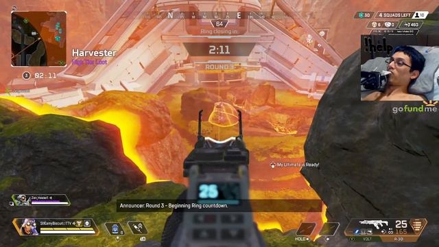 Quadstick | Apex duo in Trio lobbies | Grenade clutch смотреть онлайн