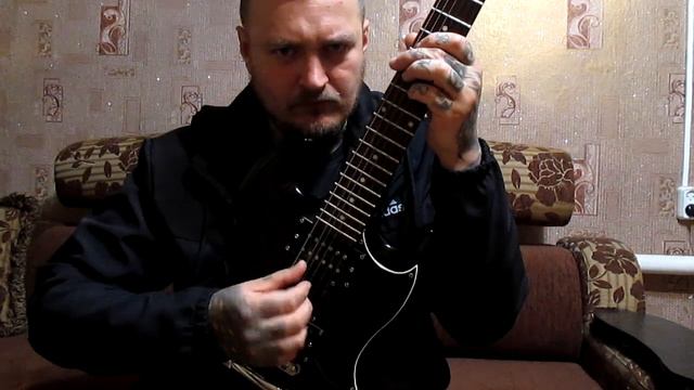 Как играть. Не сложный и качевый риф на электрухе смотреть онлайн