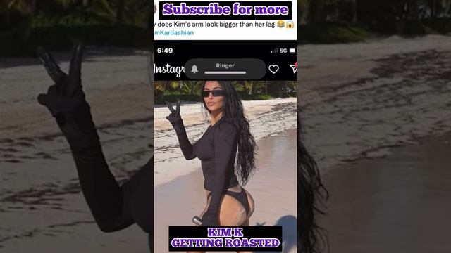 Kim Kardashian getting Roasted for Photoshop BOOTY Pic смотреть онлайн
