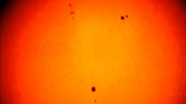 солнце с пятнами