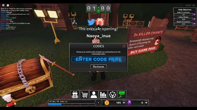 *NEW* UPDATE! CODES* *NEW* UPDATE! CODES* ? Survive the Killer! ROBLOX ROBLOX смотреть онлайн