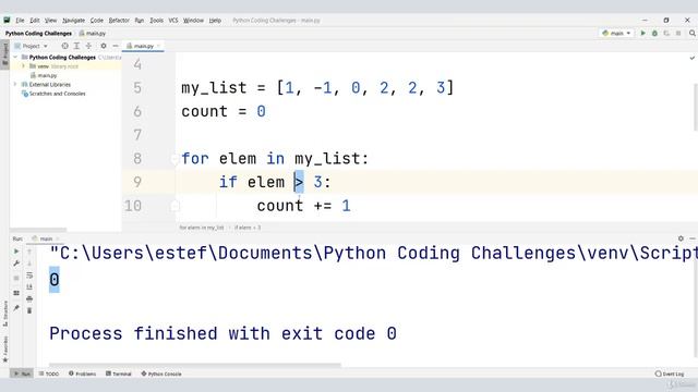 23 Python Tutorial || Count Elements Greater than 3 смотреть онлайн