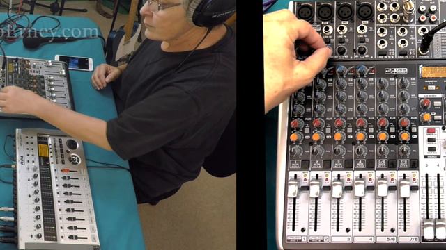 Behringer Xenyx QX1204 - Mixer Test смотреть онлайн