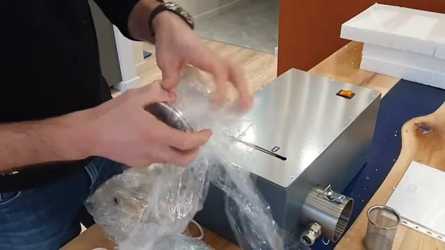 Парогенератор 2,5 кВт для фитобочки с цифровой индикацией и таймером отключения. Распаковка! смотреть онлайн