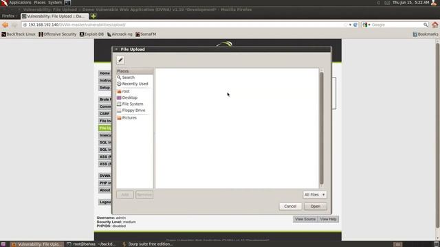 How to hack website (Simple Tutorial Upload php reverse backdoor) burpsuite tutorial backtrack5R3 смотреть онлайн