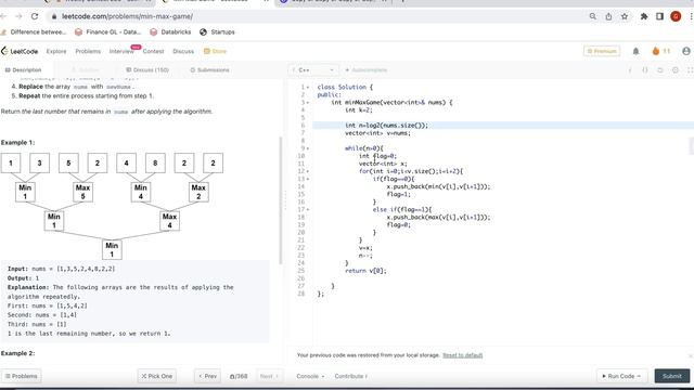 Leetcode 2293. Min Max Game | Hindi смотреть онлайн