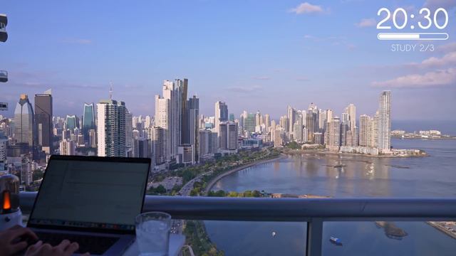 [Ambient ver.] 3-Hour Study with Me Panama's Purple Dusk Pomodoro 50-10 Day 151 смотреть онлайн