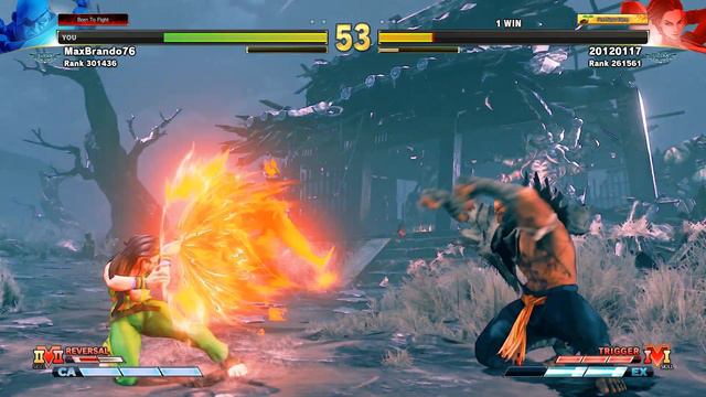 Street Fighter V: Sagat Online matches #1 смотреть онлайн