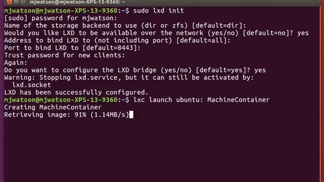 LXD Container Hypervisor - Command Line Install смотреть онлайн