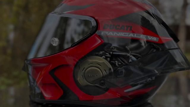 Аэрография шлема в стилистике мотоцикла DUCATI Panigale V4