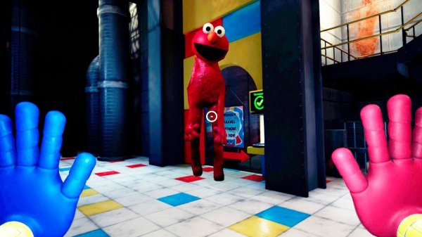 Поппи Плейтайм ЭЛМО МОД ХУГИ ВУГИ - полное прохождение. Poppy Playtime MOD мультик ELMO.