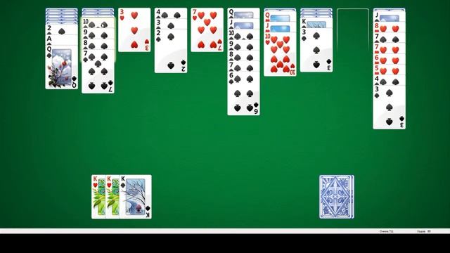 SPIDER SOLITAIRE Walkthrough - Average Level (Part 4)