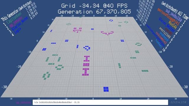 Griddle and blocks by @op_returns - Twitch Plays Conway's Game of Life - Classic Edition смотреть онлайн