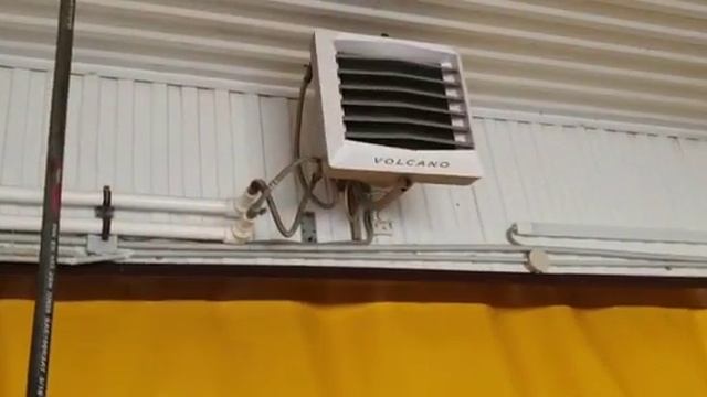 Отопление автомойки на Volcano Mini, три года уже в работе !