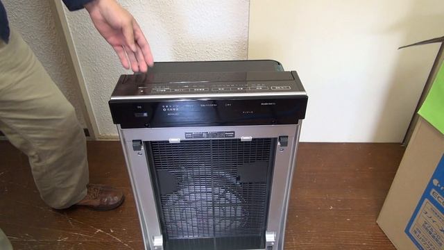 2018年発売パナソニック 加湿空気清浄機 ナノイーX・エコナビ搭載 ~40畳 ホワイト F-VXR90　Air cleaner　松下纳米离子杀菌空气净化器 смотреть онлайн