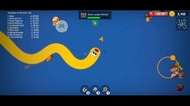 Worms Zone .io - Hungry Snake - Best Killing Worm Head Gameplay #1 смотреть онлайн