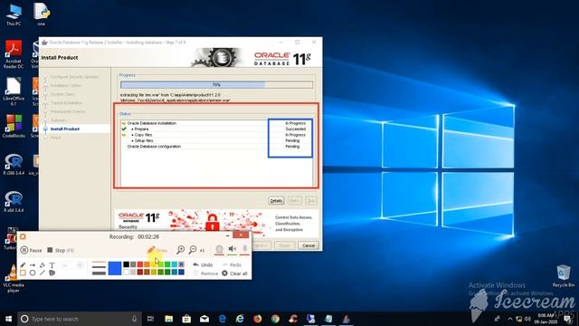 Oracle 11g Release 2 (11.2) for Microsoft Windows (32-Bit) Installation смотреть онлайн